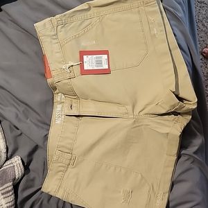 Massimo Supply Co khaki shorts
